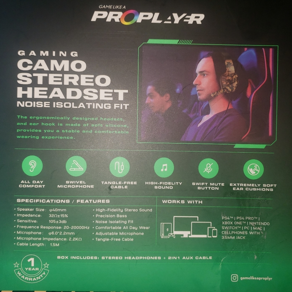 GAMING HEADSET - Picture 3 of 6